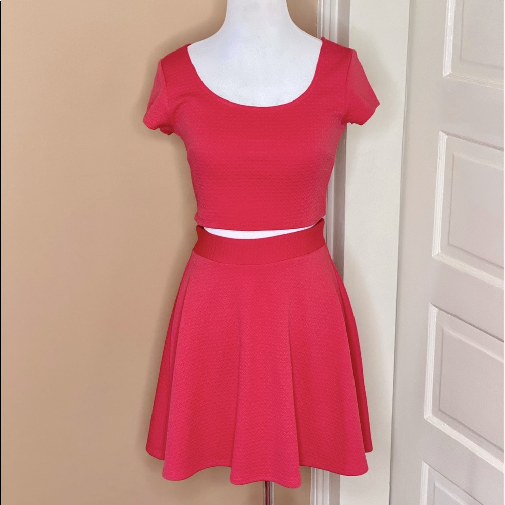 Trixxi 2 Pc Top/Skirt Set